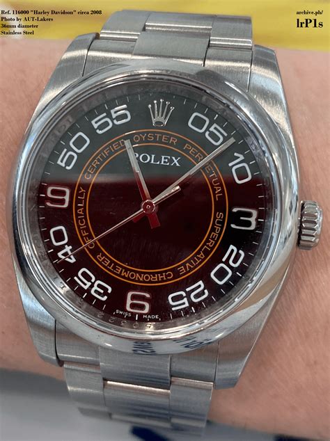 Rolex Oyster Perpetual Harley Davidson Concentric Dial 36mm.